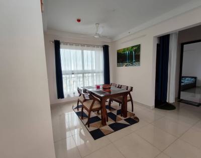Spacious 3BHK 22 Floor Wi-Fi & AC for Family